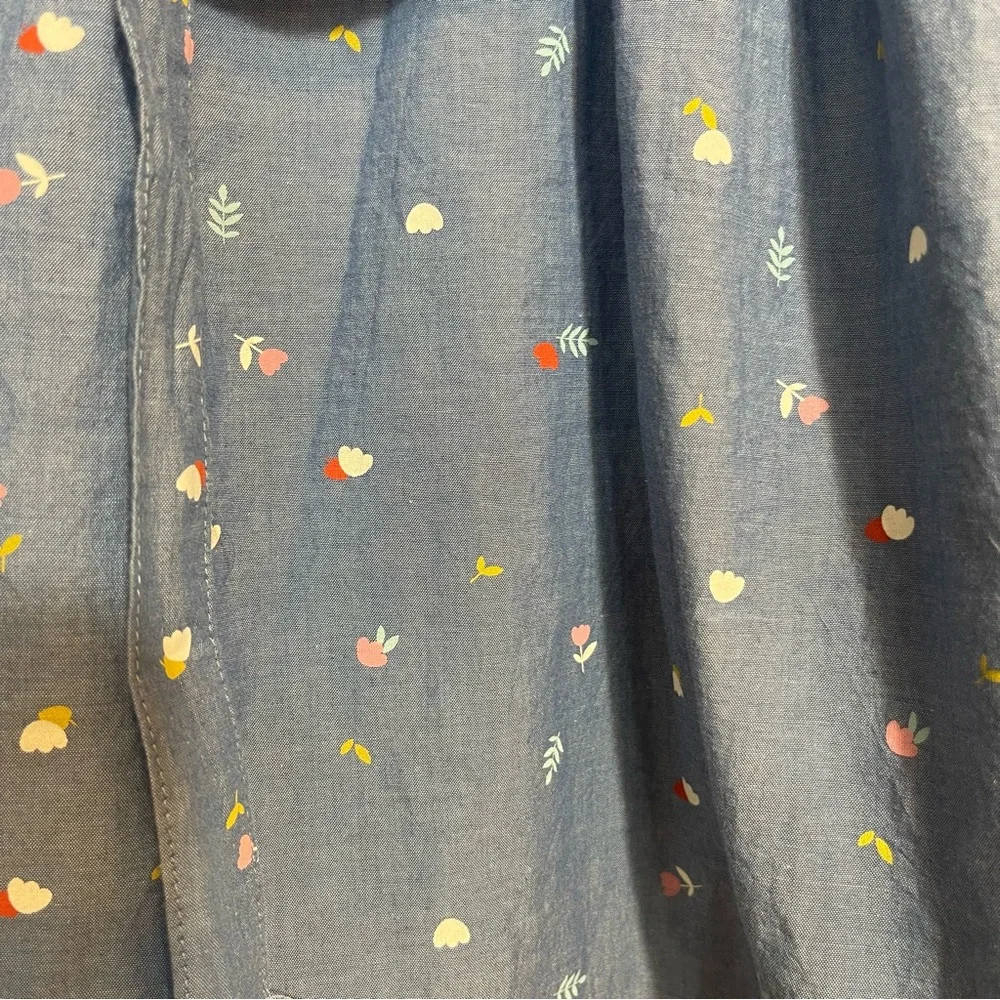 💕Bundle 3 of $20 H&M Blue Dress with Colorful Heart Accents girls 7